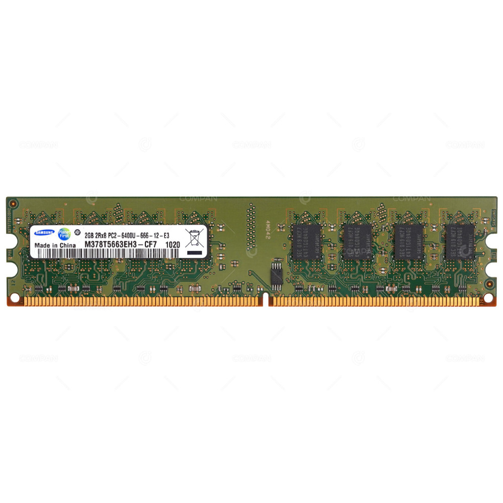 M378T5663EH3-CF7  SAMSUNG MEMORY 2GB 2RX8 PC2 6400 DDR2 800